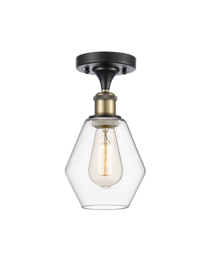 Ballston One Light Semi-Flush Mount in Black Antique Brass (405|516-1C-BAB-G652-6)