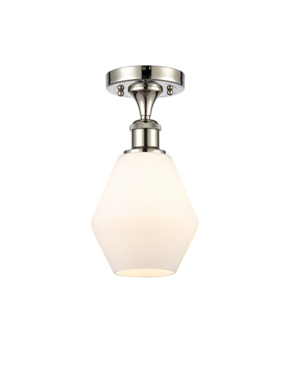 Ballston One Light Semi-Flush Mount in Polished Nickel (405|516-1C-PN-G651-6)