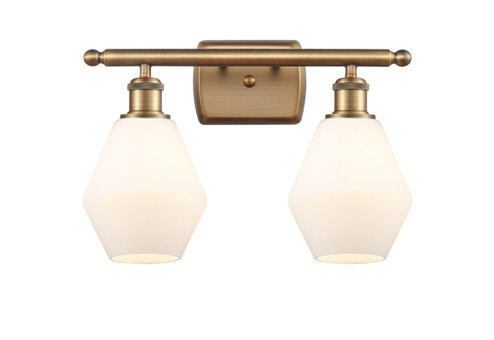 Ballston Two Light Bath Vanity in Brushed Brass (405|516-2W-BB-G651-6)