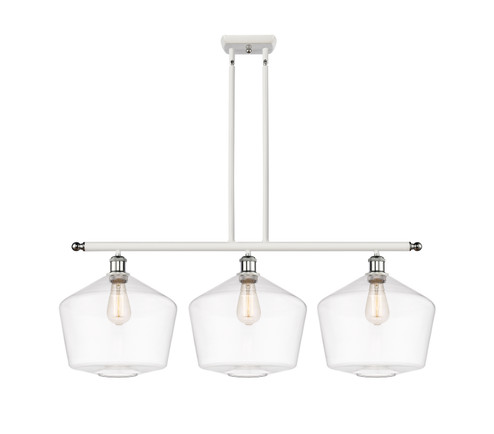 Ballston LED Island Pendant in White Polished Chrome (405|516-3I-WPC-G652-12-LED)