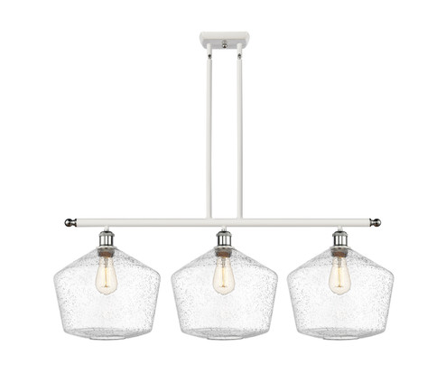 Ballston Three Light Island Pendant in White Polished Chrome (405|516-3I-WPC-G654-12)