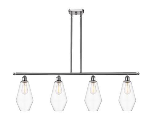 Ballston Four Light Island Pendant in Brushed Satin Nickel (405|516-4I-SN-G652-7)