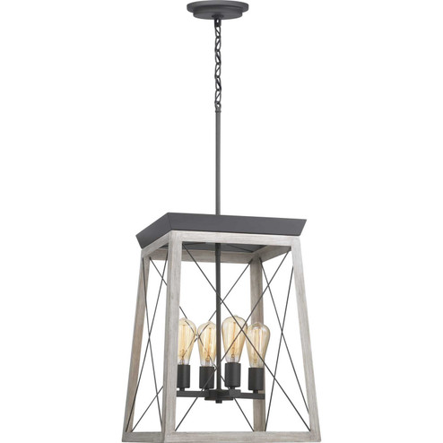 Briarwood Four Light Foyer Pendant in Black (54|P500178-031)