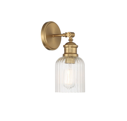 One Light Wall Sconce in Natural Brass (446|M90083NB)