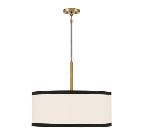 Five Light Pendant in Natural Brass (446|M7015NB)