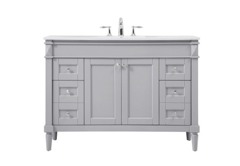 Bennett Single Bathroom Vanity in Grey (173|VF31848GR) Bennett Single Bathroom Vanity in Grey (173|VF31848GR)