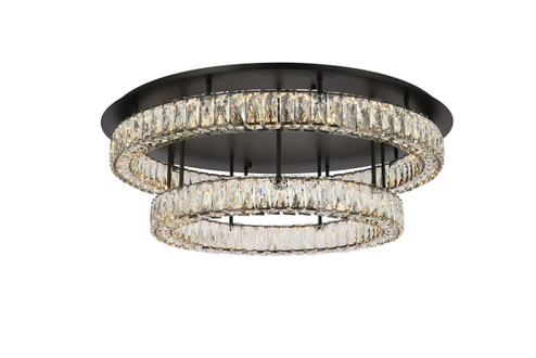 Monroe LED Flush Mount in Black (173|3503F33L2BK)