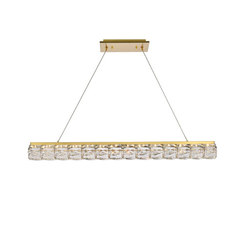 Valetta LED Linear Pendant in Gold (173|3501D42G)