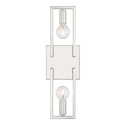 Finni Two Light Wall Sconce in Polished Nickel (43|D271C-2WS-PN)