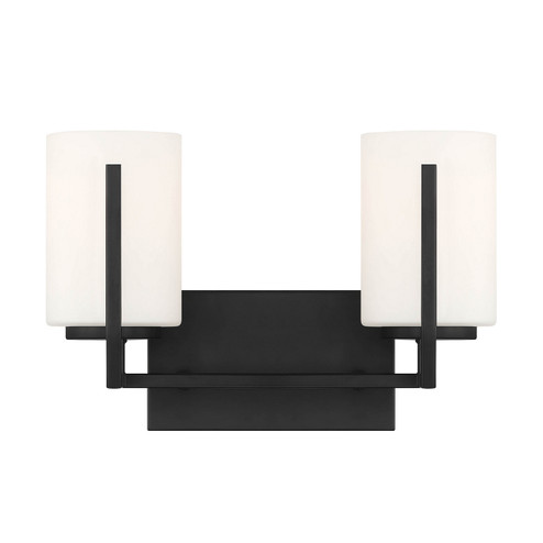 Cambria Two Light Vanity in Matte Black (43|D258M-2B-MB)