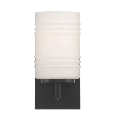 Leavenworth One Light Wall Sconce in Matte Black (43|D257M-WS-MB)