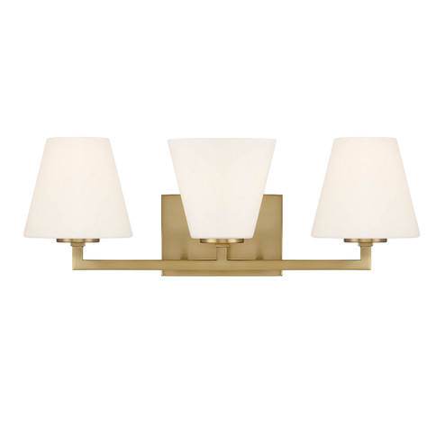 Palmyra Three Light Vanity in Brushed Gold (43|D255M-3B-BG)