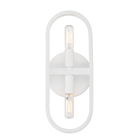 Carousel Two Light Wall Sconce in Matte White (43|D254C-2WS-MW)