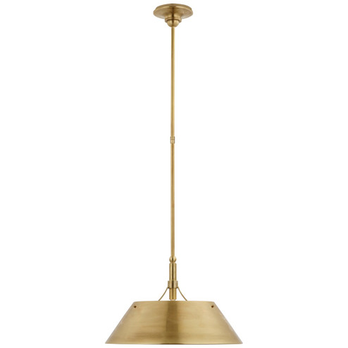 Turlington LED Pendant in Hand-Rubbed Antique Brass (268|TOB 5724HAB-HAB)