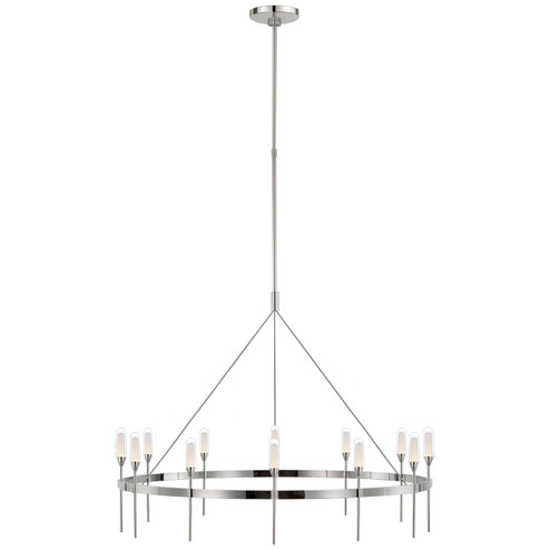 Overture LED Chandelier in Polished Nickel (268|PB 5031PN-CG)