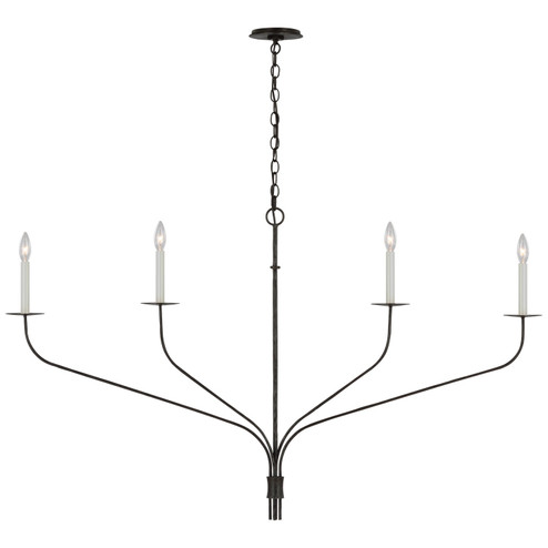 Belfair LED Linear Chandelier in Aged Iron (268|IKF 5755AI)