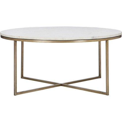 Lova Coffee Table in Antique Brass (443|TA447)