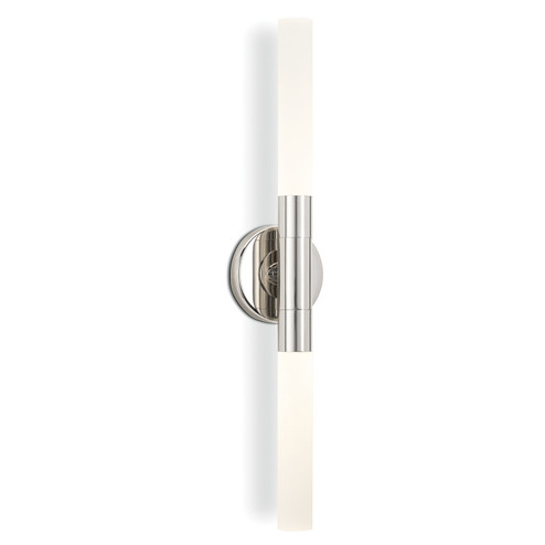Wick Hilo Two Light Wall Sconce in Polished Nickel (400|15-1198PN) Wick Hilo Two Light Wall Sconce in Polished Nickel (400|15-1198PN)