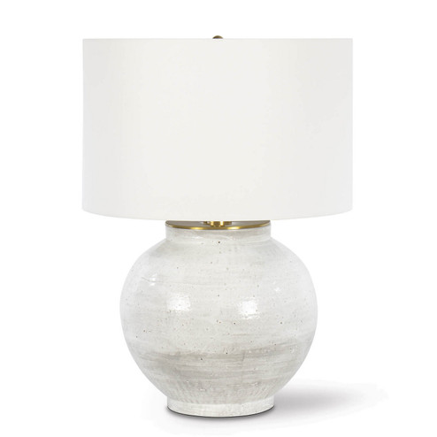 Deacon One Light Table Lamp in White (400|13-1571)