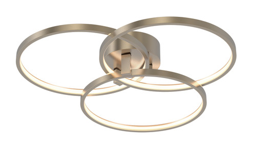 Orion LED Flush Mount in Satin Brass (162|ORIF20L30D1SB)