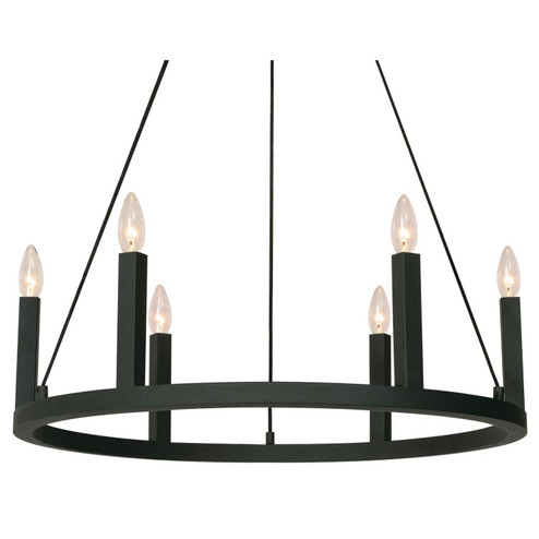 Grace Six Light Pendant in Black (162|GRCP26CBBK) Grace Six Light Pendant in Black (162|GRCP26CBBK)