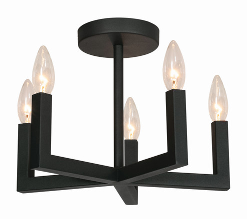 Grace Six Light Ceiling Mount in Black (162|GRCC14CBBK)