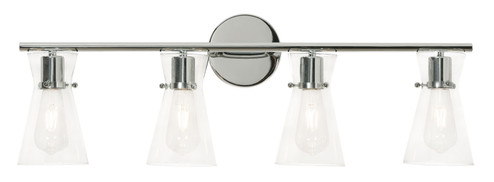 Amanda Four Light Vanity in Polished Chrome (162|AMDV3310MBPC)