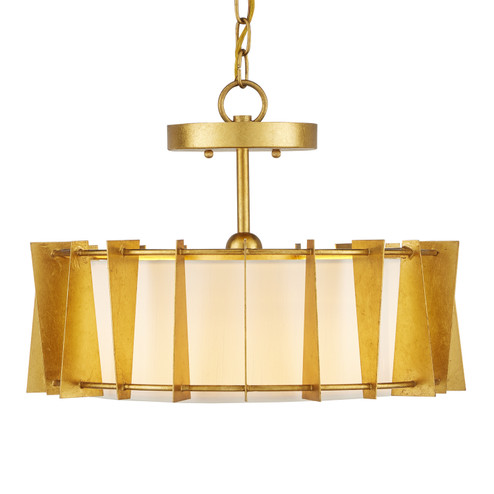 Berwick One Light Semi-Flush Mount in Contemporary Gold Leaf (142|9000-0860)