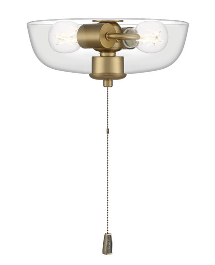 Light Kit-Bowl,Energy Star LED Fan Light Kit in Satin Brass (46|LK2902-SB)