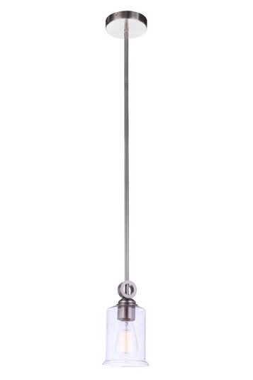 Romero One Light Mini Pendant in Brushed Polished Nickel (46|56491-BNK)