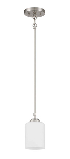 Stowe One Light Mini Pendant in Brushed Polished Nickel (46|56091-BNK)