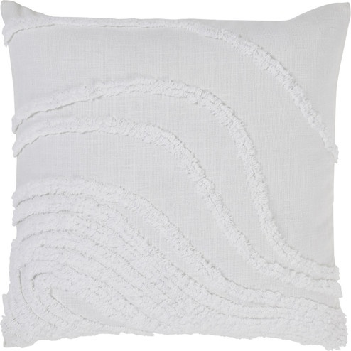 Tareya Pillow in White (443|PWFL1390)