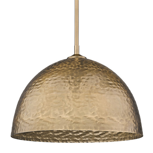 Shepard MBS One Light Pendant in Modern Brass (62|6950-L MBS)