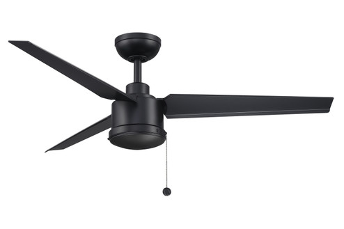 PC/DC NL 52''Ceiling Fan in Black (26|FPD7617BLW)