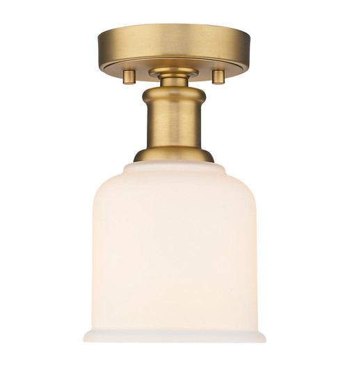 Bryant One Light Flush Mount in Heritage Brass (224|733F1-HBR)