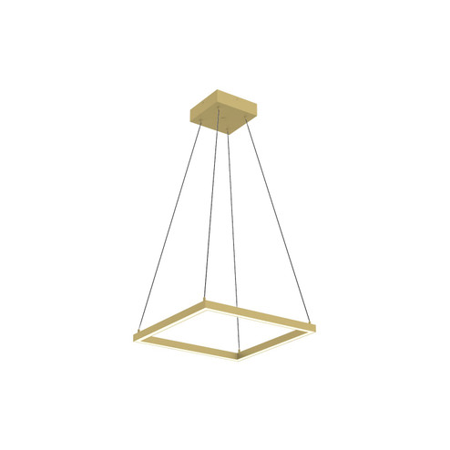 Piazza LED Pendant in Brushed Gold (347|PD88118-BG)