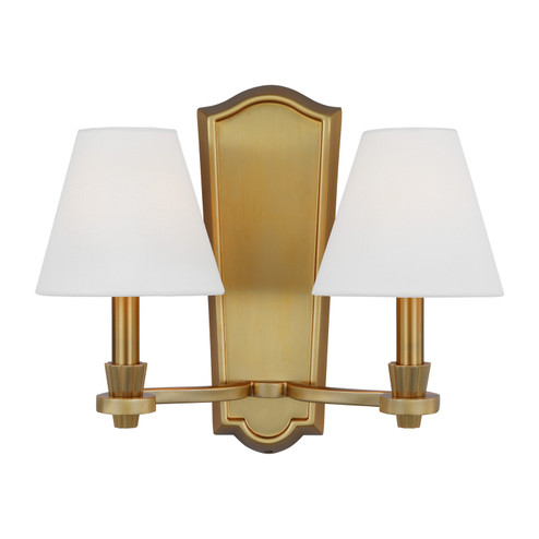 Paisley Two Light Wall Sconce in Burnished Brass (454|AW1112BBS)