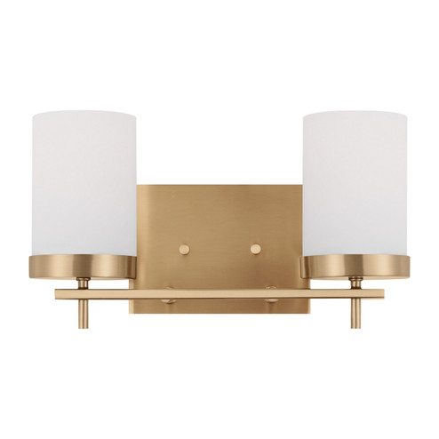 Zire Two Light Bath in Satin Brass (454|4490302EN3-848)