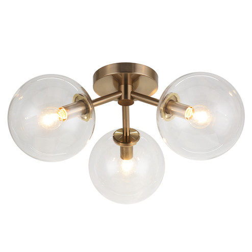 Novo Three Light Ceiling Mount (423|X81703AGCL)