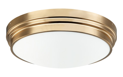 Fresh Colonial Three Light Ceiling Mount in Aged Gold Brass (423|X46403AG)