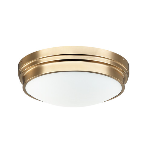 Fresh Colonial Two Light Ceiling Mount in Aged Gold Brass (423|X46402AG)