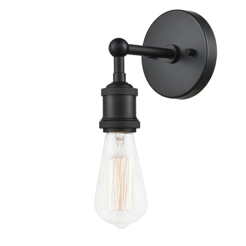 Bulstrode'S Workshop One Light Wall Sconce in Black (423|W46100BK)