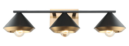 Velax Three Light Wall Sconce in Matte Black (423|S06803MBAG)