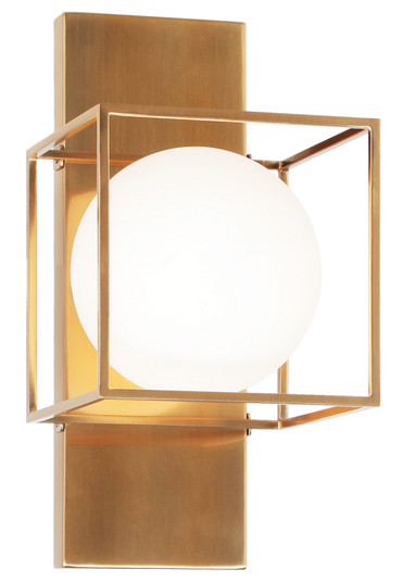 Squircle One Light Wall Sconce in Aged Gold Brass (423|S03811AG)