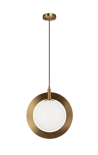 Astro One Light Pendant in Aged Gold Brass (423|C80711AGOP)