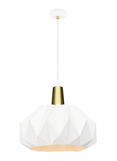 The Origami One Light Pendant in White (423|C70901WH)