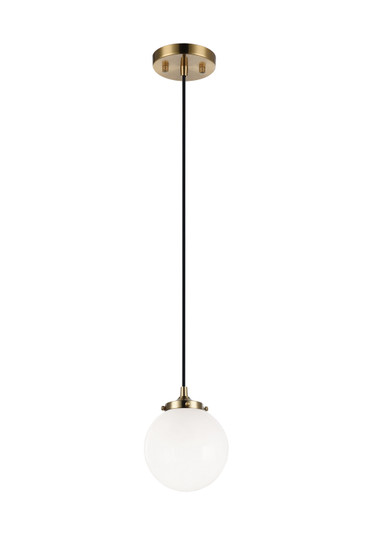 The Bougie One Light Pendant in Aged Gold Brass (423|C63001AGOP)
