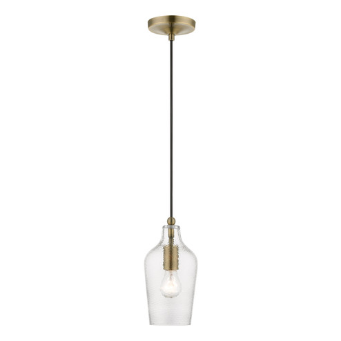 Avery One Light Mini Pendant in Antique Brass (107|41240-01)