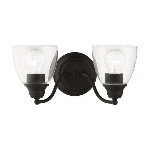 Montgomery Two Light Vanity Sconce in Black (107|15132-04)