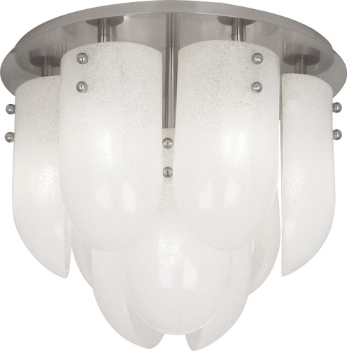 Jonathan Adler Vienna Seven Light Flushmount in Polished Nickel (165|S912)